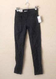 NWT Maison Jules Houndstooth Super Slim leg pants