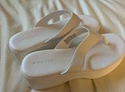 White Platform Sandals