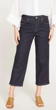 Universal Standard Bae Boyfriend Crop Jeans Charcoal Black Womens Size 16