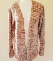 9. Cozy Casual earthy marled cardigan size m/l