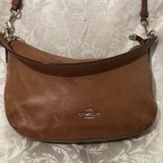 Coach Chelsea Leather Chestnut Shoulder Crossbody Bag.  Great Used Condition.