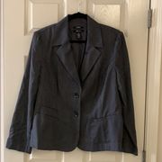 Charcoal fitted blazer size 18