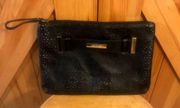 G by Guess Black Clutch Purse 11.5" X 8" EUC!