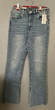 NWT Blank NYC Blue Jeans The Hoyt High Rise Mini Flare Size 29