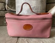 Longchamp Le Pliage Blush Pink Nylon Cosmetic Bag/Case.