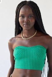 Urban Outfitters Brand New  Tube Top Strapless Green