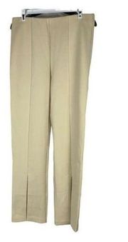 Lulu's Women's Cream Elastic Waist Pull-On Dress Trousers Size XL