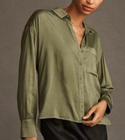 Cloth & Stone  Roll-Tab Boxy Buttondown Shirt