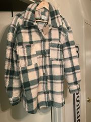 NWT Sherpa Shacket