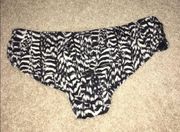 Cheekster swimsuit bottom never worn black cream