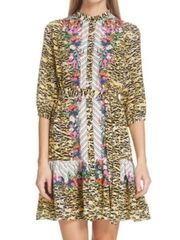 Saloni Tyra silk dress US 10