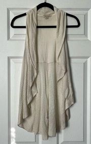 Forever 21 Waterfall Open Sweater Vest - Size M