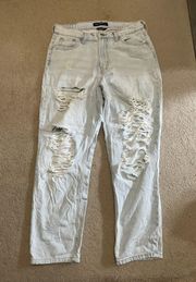 Ripped “Mom” Jeans