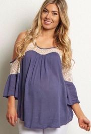 🆕 Pinkblush cold shoulder maternity …