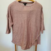 Robert Louis Sweater Large. Button Accent Asymmetrical