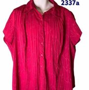 East 5th size 2X‎ pink blouse button down plus women Xxl 233701