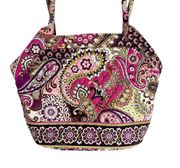 Vera Bradley Very Berry Paisley Handbag Purse Bag Embroidered CBK Monogram