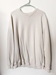 white crewneck sweatshirt