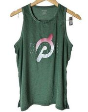 Peloton Tank Top Green Womens Medium