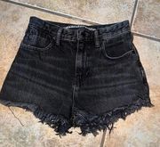 alexander wang bite zip high rise shorts Size 24