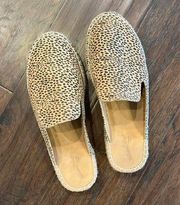 Universal Threads Universal Thread 6.5  Animal print mule espadrille. EUC.. worn once.