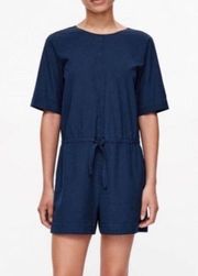 COS | Navy Drawstring Shorts Romper | US Sz 2