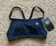 NWT  Black Workout Bikini Top