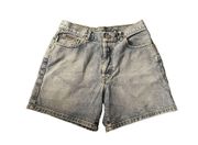 Calvin Klein Jeans Easy Fit Button Fly All Over Stone Wash Shorts Womens Size 9