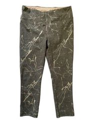 marika sport capri leggings‎ gray/pink/silver size M 8-10