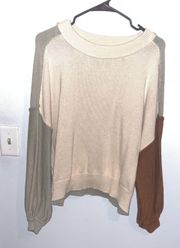 Forever 21 Color Block Sweater