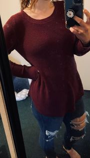 maroon Sweater