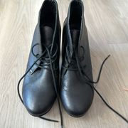 leather ankle boots