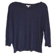 Sundry Navy oversized boxy top tee