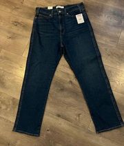 Levi Strauss High Rise Straight Jeans Size12/W31 New