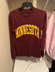 minnesota gophers  long sleeve