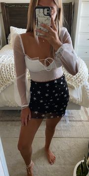 Star Mesh Skirt