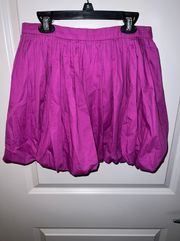 Fuchsia Bubble Skirt