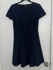 Navy  work office dress 4