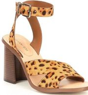 Gianni Bini Marilane Leopard Calfhair Sandals 9M NEW