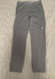 Nike Pro Dri-Fit Light Gray Leggings