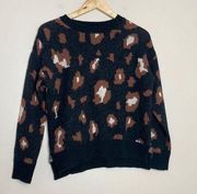 Newbury Kustom Leopard Crewneck Sweater