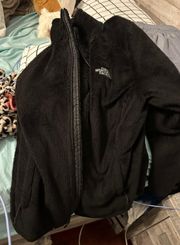 fuzzy northface jacket 