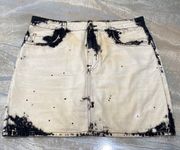 Tie Dye Mini Cotton Skirt