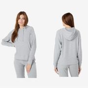 UGG Women’s Kyree Grey Ribbed Knit Pullover Hoodie Size Large