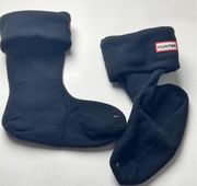 Hunter Boots Women  Accessory Short Boots Black  Fleece Socks Sz M New in Box