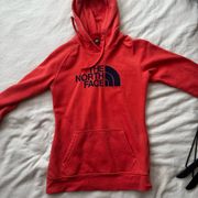 Pink North Face Hoodie xs