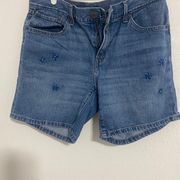 Levi’s  Women’s Vintage Jean Shorts with Small Embroidered Flowers Size 31 (14)