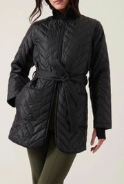 black mendocino coat