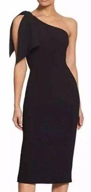 NWT Dress The Population S Tiffany Black One Shoulder Dress