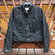 Liz Claiborne denim jacket dark wash size medium